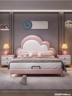 佛山大厂货，高质量仿真皮，实木床边，高密度海绵，带实木床板，全新包装，特价处理 - 呼和浩特28生活网 hu.28life.com