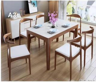 T08高级长方桌，胡桃色  1.35米带炉一桌四椅650元，现货11套。 - 呼和浩特28生活网 hu.28life.com